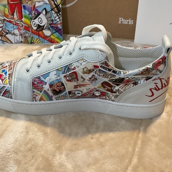 Christian Louboutin Multicolor Graphic Sneakers - Picture 5 of 15